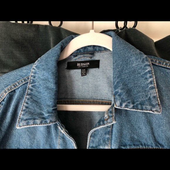 Hudson Blue Denim Jacket Size Medium - Picture 2 of 2